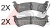 A.B.S. 38666 OE Brake Pad Set, disc brake